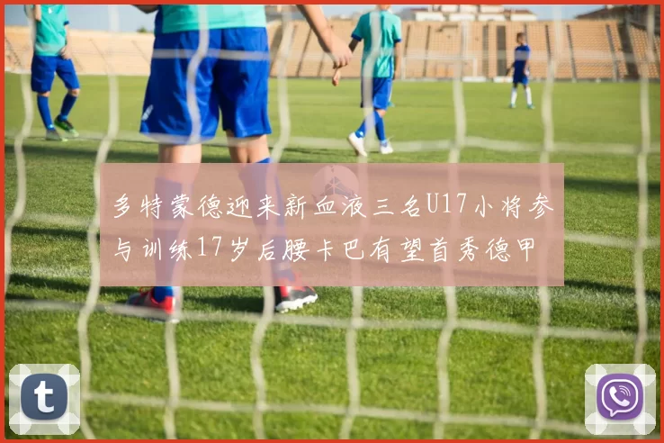 多特蒙德迎来新血液三名U17小将参与训练17岁后腰卡巴有望首秀德甲